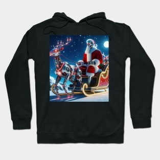 Cyborg Santa Hoodie